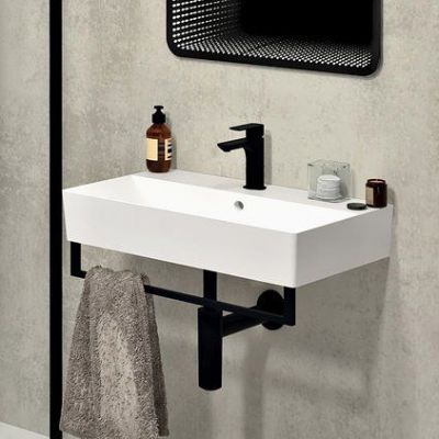 Isvea Sistema umywalka 70x42cm nablatowa prostokątna biała 10SF50070