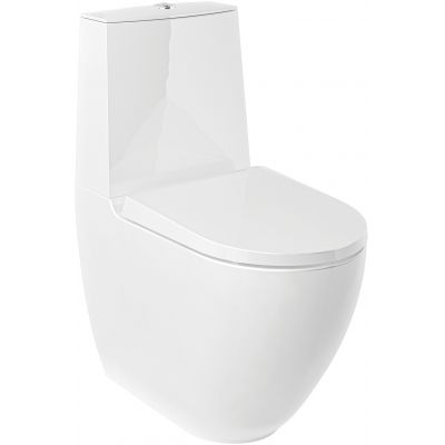 Kludi Resa D miska kompakt WC ze spłukiwaniem wirowym biały 24WCB0543