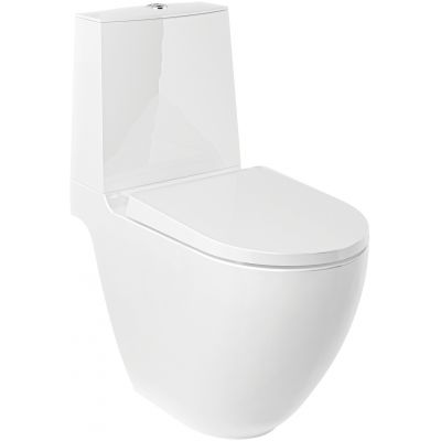 Kludi Resa D miska kompakt WC ze spłukiwaniem wirowym biały 24WCB0643