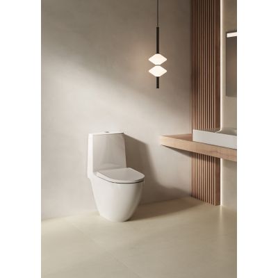 Kludi Resa D miska kompakt WC ze spłukiwaniem wirowym biały 24WCB0643