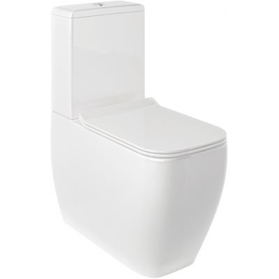 Kludi Resa C miska kompakt WC ze spłukiwaniem wirowym biały 28WCB0543