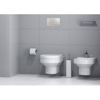 Koło Quattro zestaw miska WC wisząca z deską wolnoopadającą i bidet biały (K65110900, K63100900, K60114000)
