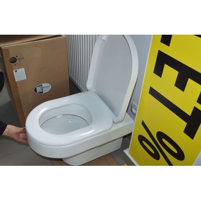 Koło Quattro zestaw miska WC wisząca z deską wolnoopadającą i bidet biały (K65110900, K63100900, K60114000)