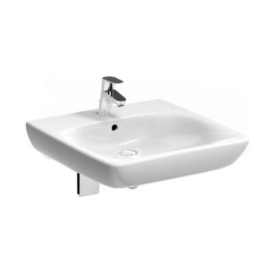 Geberit Selnova Compact umywalka 55x55 cm kwadratowa dla niepełnosprawnych biała 501.461.00.7