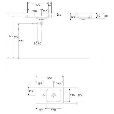Keramag Icon XS umywalka 53 cm meblowa KeraTect 124153-600