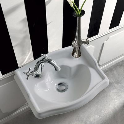 Kerasan Retro umywalka 41x32 cm ścienna biała 103301