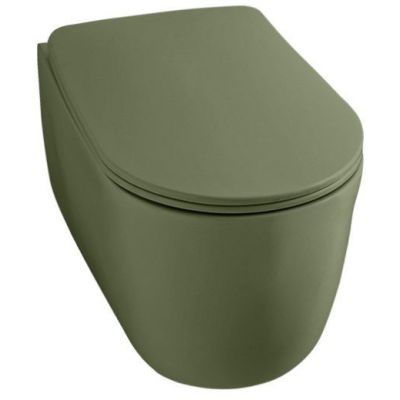 Kerasan Nolita deska sedesowa wolnoopadająca zielony mat 539111