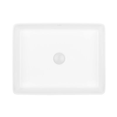 Ksuro 100 umywalka 47x36 cm nablatowa prostokątna biała 20004000