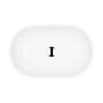 Ksuro 101 umywalka 51,5x32,5 cm nablatowa owalna z powłoką Intelligent Coat biała 20805000