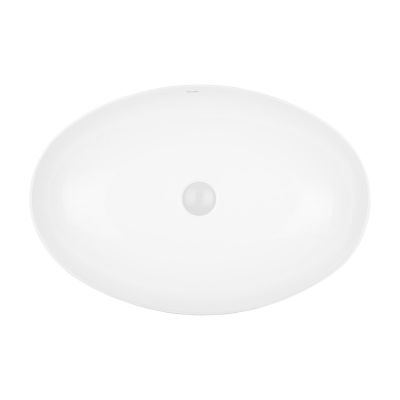 Ksuro 102 umywalka 61,5x41,5 cm nablatowa owalna z powłoką Intelligent Coat biała 20806000