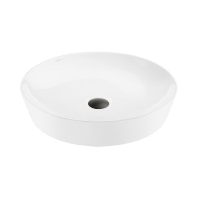 Ksuro 105 umywalka 49 cm nablatowa okrągła biała 20011000
