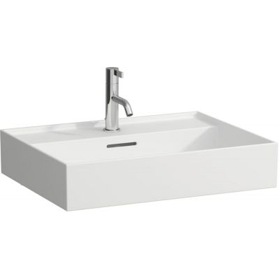 Laufen Kartell umywalka 60x46 cm prostokątna ścienna-meblowa biała H8103337571041