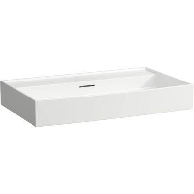 Laufen Kartell umywalka 80x46 cm prostokątna ścienna biała H8103360001091