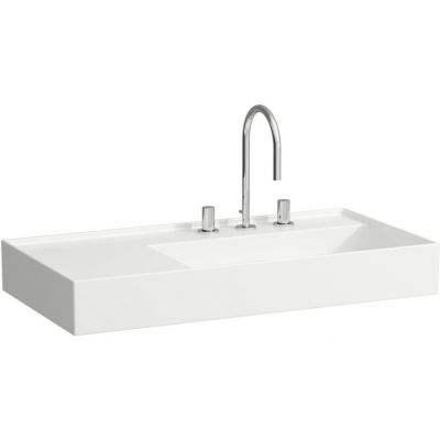 Laufen Kartell umywalka 90x46 cm prostokątna biała H8103390001581