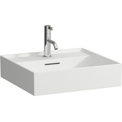 Laufen Kartell umywalka 50x46 cm prostokątna ścienna biały mat H8163327571041