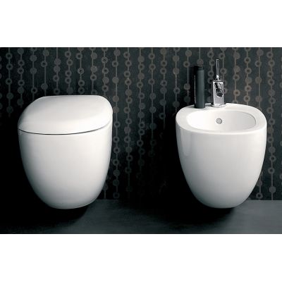 Zestaw Koło Ego Rimfree Reflex miska WC wisząca z deską wolnoopadającą biała (K13122900, K10112000)