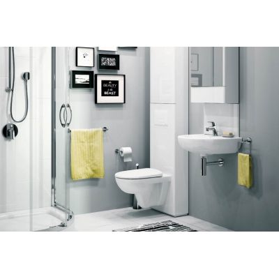 Zestaw Koło Nova Pro Rimfree miska WC wisząca z deską wolnoopadającą biała (M33120000, M30121000)