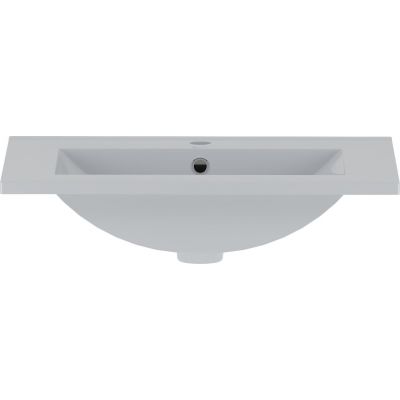 Megstyl Sona umywalka 61x46,5 cm prostokątna wpuszczana biała 3191