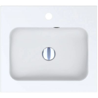 Miraggio Della Matt umywalka 50,1x45,1 cm prostokątna wpuszczana biały mat 0000175