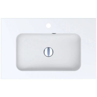 Miraggio Della Matt umywalka 70x45 cm prostokątna wpuszczana biały mat 0000179
