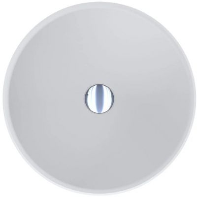 Miraggio Ellel Matt umywalka 46 cm okrągła nablatowa biały mat 0000186