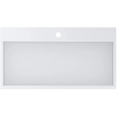 Miraggio Mares 800 Matt umywalka 80x42,5 cm prostokątna nablatowa biały mat 0000216