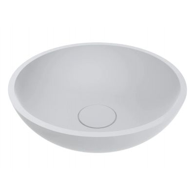 Miraggio Palermo Matt umywalka 49,7 cm okrągła nablatowa biały mat 0000231