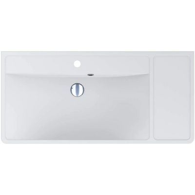 Miraggio Sacramento Matt umywalka 100,1x48,1 cm prostokątna wpuszczana biały mat 0000235