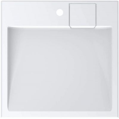 Miraggio Tallinn Matt umywalka 60,3x59,8 cm prostokątna biały mat  0000249