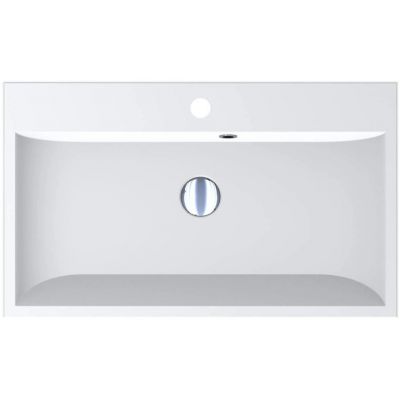 Miraggio Varna Miramarble Mat umywalka 69,4x41,6 cm prostokątna ścienna biały mat 0000257