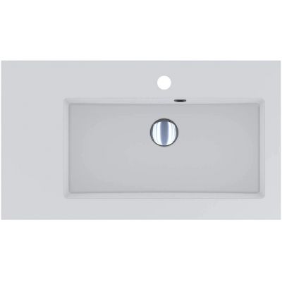 Miraggio Barcelona R Matt umywalka 70x40 cm prostokątna wpuszczana biały mat 0000483