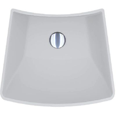 Miraggio Glasgow Matt umywalka 49,1x42 cm prostokątna nablatowa biały mat 0000531