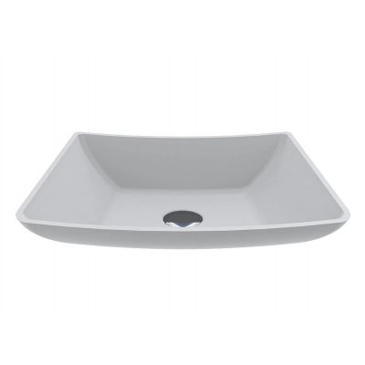 Miraggio Glasgow Matt umywalka 49,1x42 cm prostokątna nablatowa biały mat 0000531