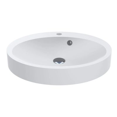 Miraggio Devon Matt umywalka 55x44,9 cm owalna wpuszczana biały mat 0000649