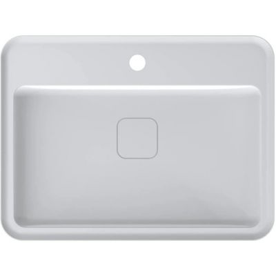 Miraggio Marrakesh 600 Matt umywalka 60x45 cm prostokątna ścienna-nablatowa biały mat 0000672