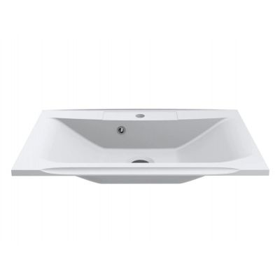 Miraggio Berlin Matt umywalka 74,5x44,7 cm prostokątna wpuszczana biały mat 0000726