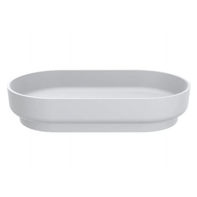 Miraggio Marta 750 Matt umywalka 75x42 cm owalna nablatowa biały mat 0000729