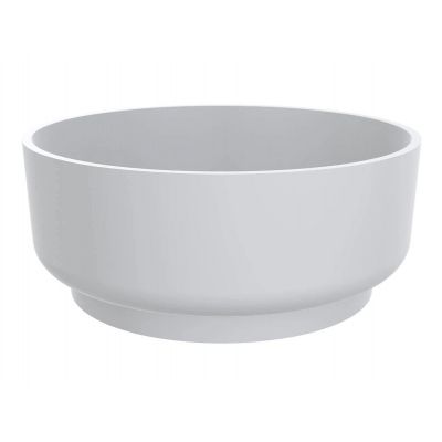 Miraggio Marta 420 Matt umywalka 42 cm okrągła nablatowa biały mat 0000730