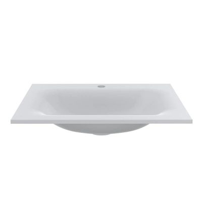 Miraggio Jessel Matt umywalka 60x45 cm prostokątna wpuszczana biały mat 0000747