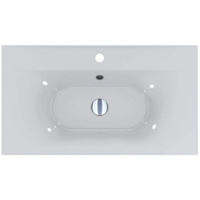 Miraggio Delhi umywalka 79,4x44,6 cm prostokątna wpuszczana biała 0000786