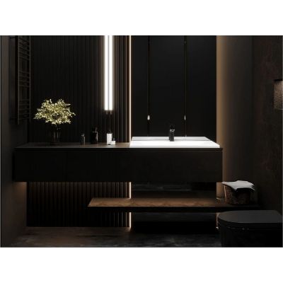 Miraggio Delhi umywalka 79,4x44,6 cm prostokątna wpuszczana biała 0000786