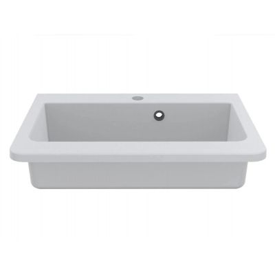 Miraggio Edam Matt umywalka 59x41,6 cm prostokątna wpuszczana biały mat 0000792