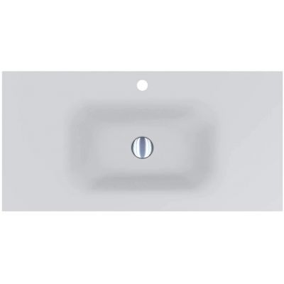 Miraggio Jessel Matt umywalka 90x45 cm prostokątna wpuszczana biały mat 0000799