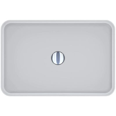 Miraggio San Martin Mirasoft umywalka 60x40 cm prostokątna nablatowa biały mat 0001050