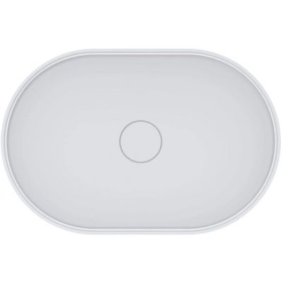 Miraggio Kira Mirasoft umywalka 60x40 cm owalna nablatowa biały mat 0001051