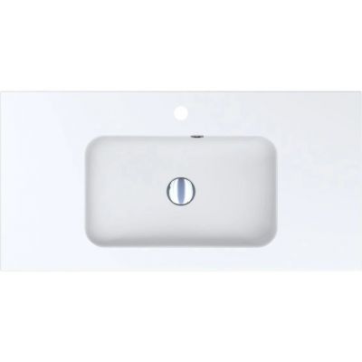Miraggio Della Mirasoft umywalka 90,1x45,1 cm prostokątna wpuszczana biały mat 0001071