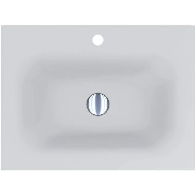 Miraggio Jessel Mirasoft umywalka 60x45 cm prostokątna wpuszczana biały mat 0001088