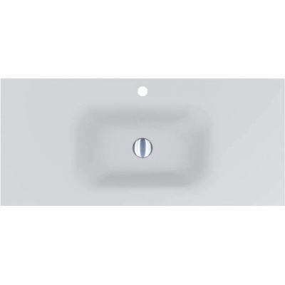 Miraggio Jessel Mirasoft umywalka 100x45 cm prostokątna wpuszczana biały mat 0001092