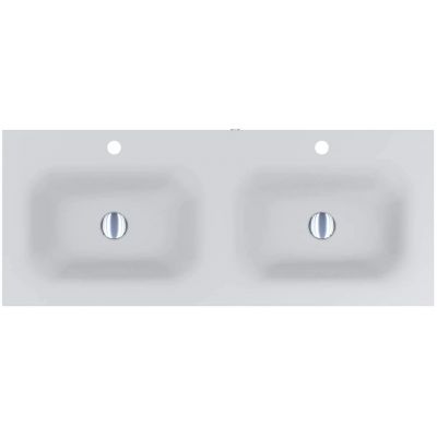 Miraggio Jessel Mirasoft umywalka 110x45 cm prostokątna wpuszczana biały mat 0001093