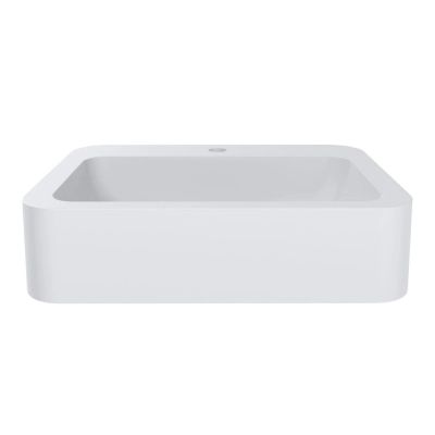 Miraggio Kelley Mirasoft umywalka 55x41 cm prostokątna ścienna-nablatowa biały mat 0001095